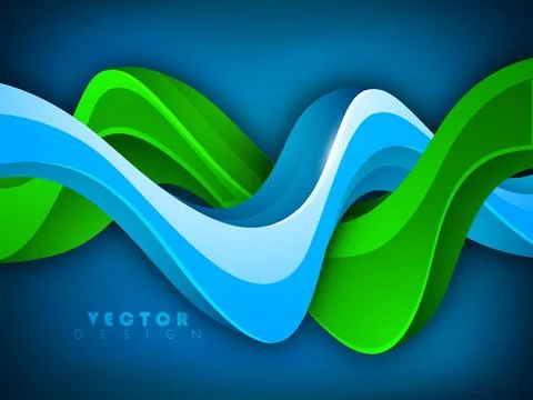 Abstract wave background. EPS 10. Illustrazione stock