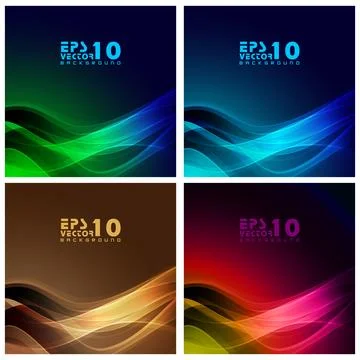 Abstract wave background. EPS 10. Stock Illustration