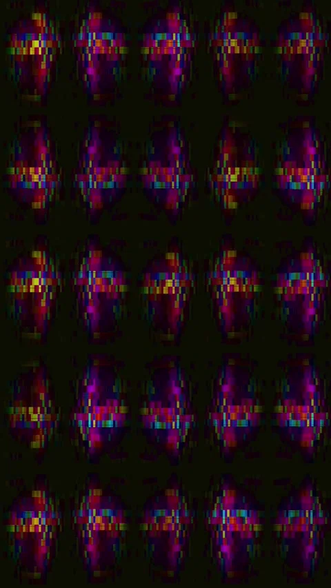 Abstract Wave Background Glitch Vertical Stock Footage 331082513