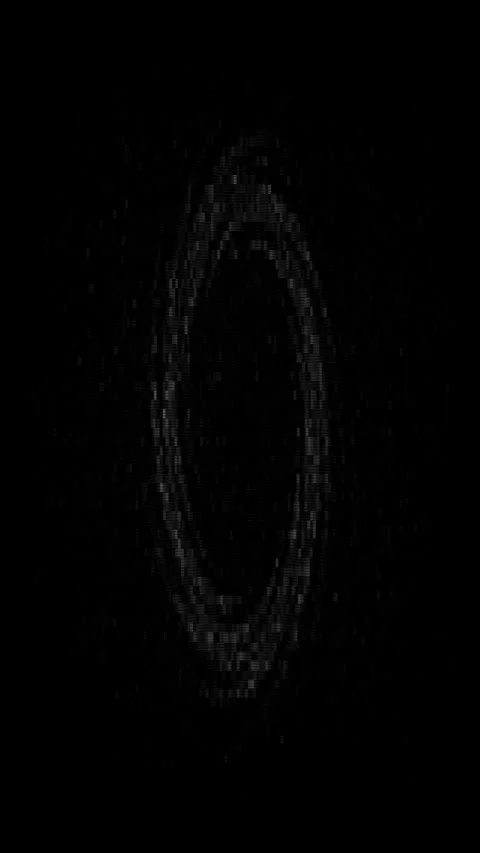 Abstract Wave Background Glitch Vertical Stock Footage 331094800