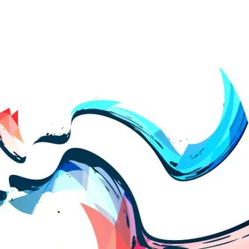 Abstract wave background Stock Illustration