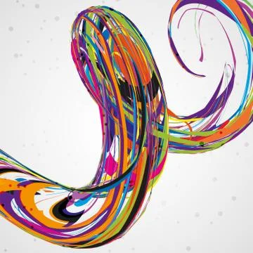 Abstract wave background Stock Illustration
