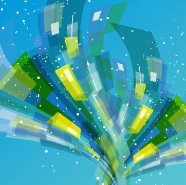 Abstract wave background Stock Illustration