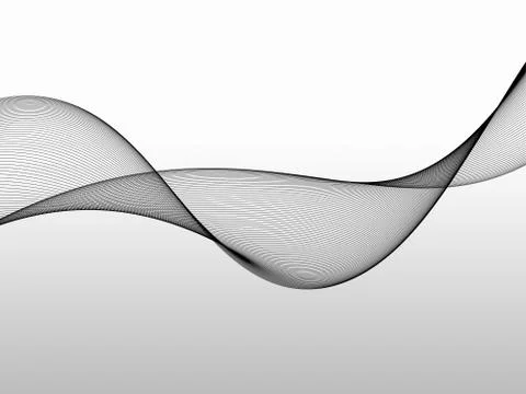 Abstract wave background Stock Illustration