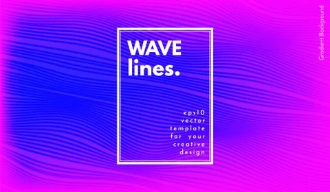 Abstract Wave Background. Stock Illustration