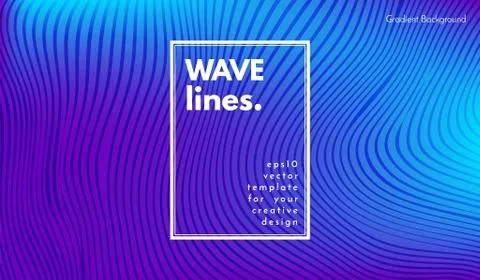 Abstract Wave Background. Stock Illustration