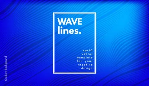Abstract Wave Background. Stock Illustration