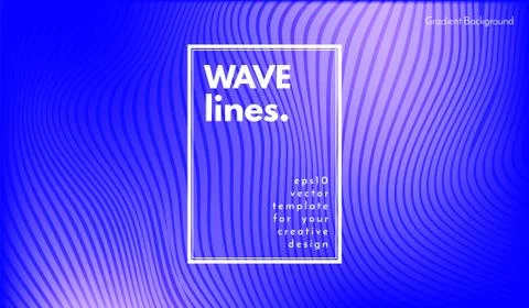 Abstract Wave Background. Stock Illustration