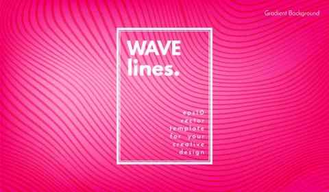 Abstract Wave Background. Stock Illustration