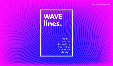 Abstract Wave Background. Stock Illustration