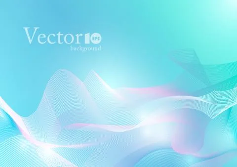 Abstract wave background Stock Illustration
