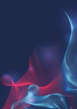 Abstract wave background Stock Illustration