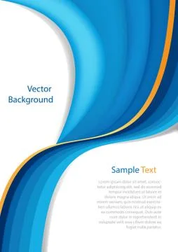 Abstract wave background Stock Illustration