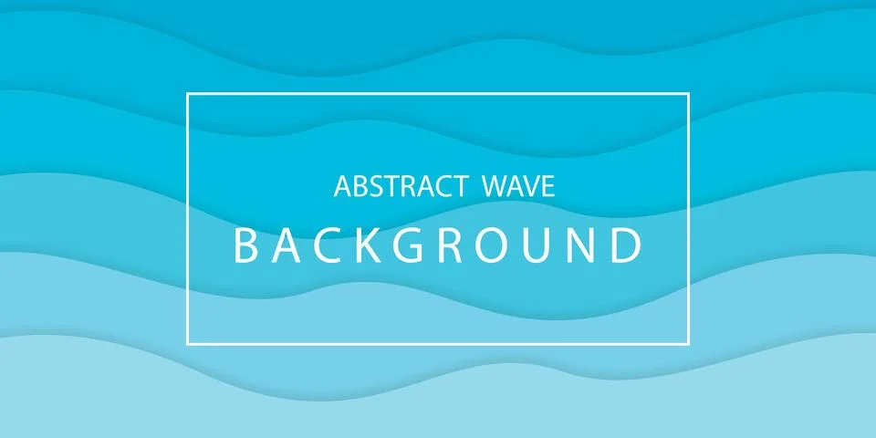 Abstract wave background Stock Illustration