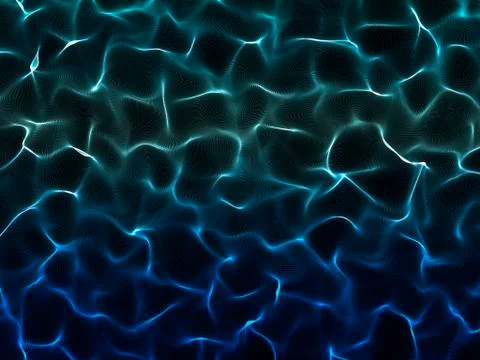 Abstract Wave background of particles. Digital colorful illustration. 스톡 일러스트