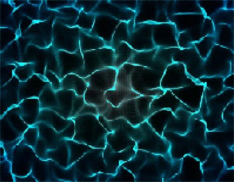 Abstract Wave background of particles. Vector illustration. 库存插图