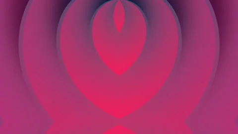 Abstract wave background with trendy gradient. 3d rendering loop animation HD Stock Footage 194416867