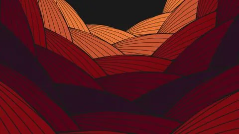 Abstract Wave Background - Vector Illustration Stock Illustration