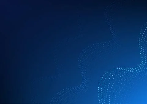 Abstract wave background, waves made from dots, the concept of data transmi.. Stock Illustration
