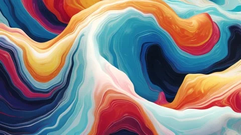 ABSTRACT WAVE BACKGROUND WHITE PASTEL COLORS ABSTRACT Stock Footage 293578141
