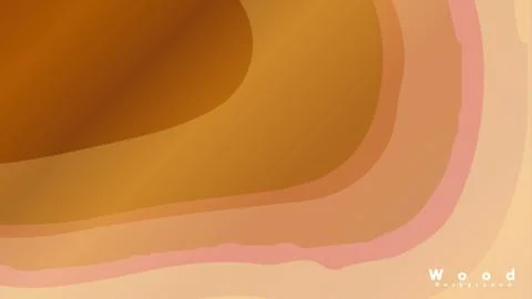 Abstract wave background with wooden patterns Stock Illustration