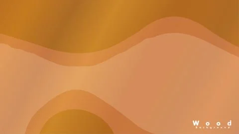Abstract wave background with wooden patterns Stock Illustration