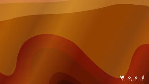 Abstract wave background with wooden patterns Stock Illustration