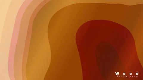 Abstract wave background with wooden patterns Stock Illustration