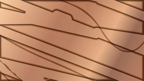 Abstract wave background with wooden patterns Stock Illustration