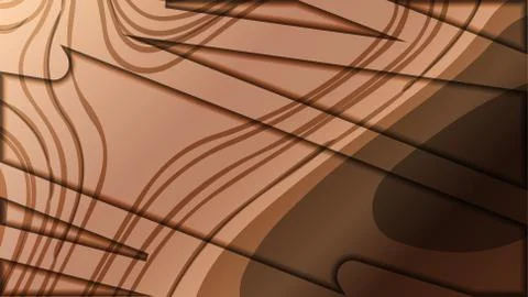 Abstract wave background with wooden patterns Illustrazione stock