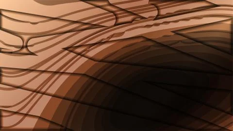 Abstract wave background with wooden patterns Stock Illustration