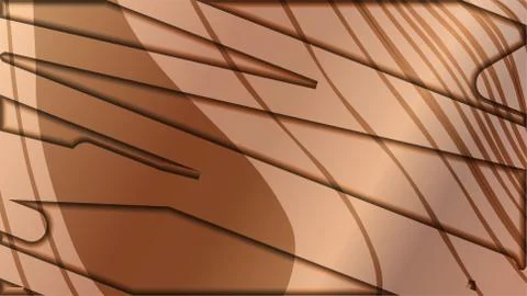 Abstract wave background with wooden patterns Stock Illustration