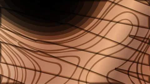 Abstract wave background with wooden patterns 스톡 일러스트