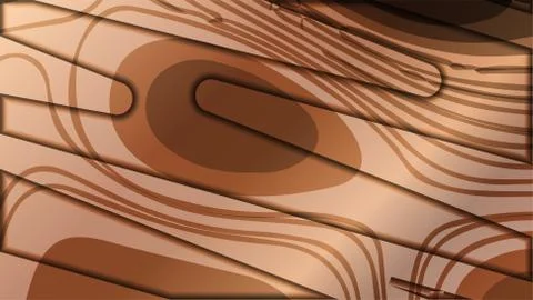 Abstract wave background with wooden patterns 스톡 일러스트