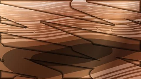 Abstract wave background with wooden patterns 스톡 일러스트