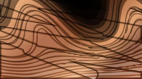 Abstract wave background with wooden patterns 스톡 일러스트