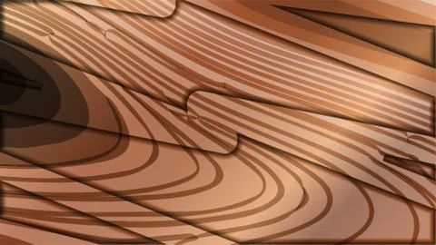 Abstract wave background with wooden patterns 스톡 일러스트