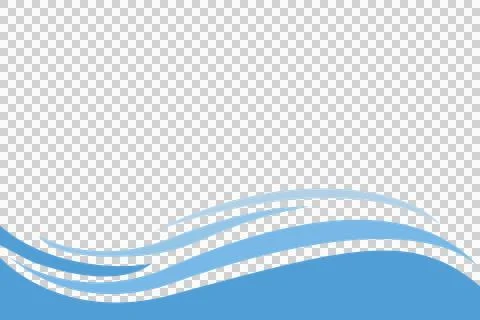 Abstract wave banner template with dynamic flowing shapes. Illustrazione stock