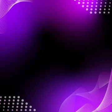 Abstract wave black perple gradient background Stock Illustration