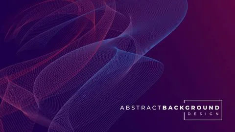 Abstract wave blend background. modern background wallpaper Stock Illustration