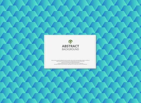 Abstract of wave blue gradient pattern with copy space background Stock Illustration