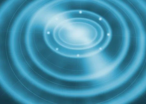 Abstract wave blue green background 스톡 일러스트