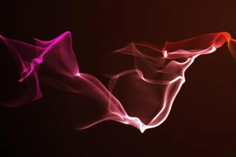 Abstract wave blue shape background 3d illustration Stock Illustration