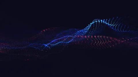 Abstract wave colorful background Stock Illustration