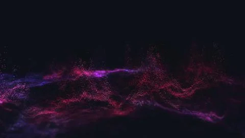 Abstract wave colorful background Stock Illustration