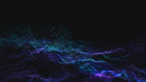 Abstract wave colorful background Stock Illustration