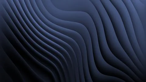 Abstract wave dark gray background image Stock Illustration