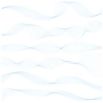 Abstract wave design element. Vector illustration. Stock Illustration