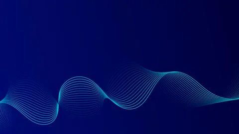 Abstract  wave Digital  background. Technology internet online network conc.. Illustrazione stock