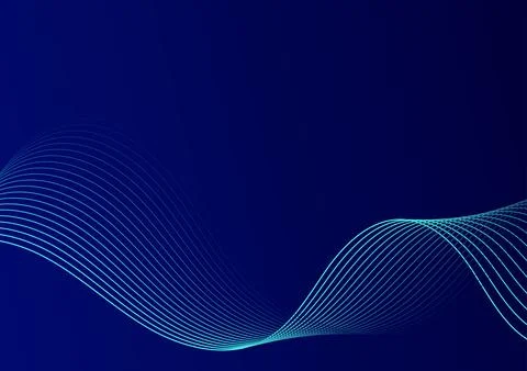 Abstract  wave digital technology background. Data cyber sound line futuris.. Illustrazione stock